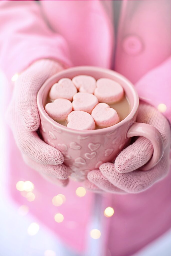 hot chocolate, heart marshmallows, cup-3934788.jpg