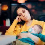 Sleep deprivation in new moms